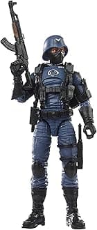 Classified Series Cobra Officer Action Figure 37 Collectible Premium Toy with Multiple Accessories 6-Inch-Scale, Custom Package Art