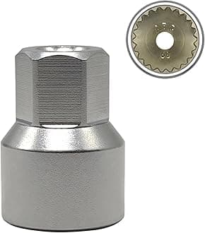 ABC-68 - Wheel Locking Nut Key for Porsche VW Toureg Panamera/Cayenne/Macan/Cayman/SUV, Wheel Lock Nut Scoket Adapter, Wheel Anti-Theft Lug Nut Removal Tool, Anti-Theft Screw Remover