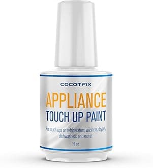 cocomfix White Appliance Touch Up Paint, Appliance Paint, High Gloss White Touch Up Paint Pen for Refrigerator, Washer, Dryer, Dishwasher, Microwave - Chip Resistant, Quick Dry Finish