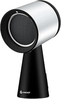 AMZCHEF Portable Range Hood, Desktop Exhaust Fan with 3 Speed Range Hood,Low Noise Large Oil Collection Cup,Detachable Aluminum Filter, Portable Kitchen Exhaust Fan for Indoor BBQ, Hot Pot-BK