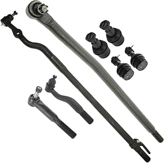 TRQ Front Steering & Suspension Kit Ball Joint Tie Rod Compatible with 2000-2005 Ford Excursion 1999-2004 F-250 Super Duty F-350 Super Duty