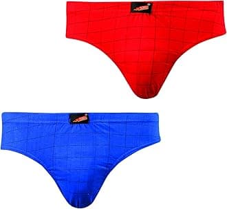SOLO Mens NEO-Tech Wrapper Fabric - Ultra Soft Modern Cotton Brief - Checks Box Design - (Pack of 2)