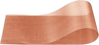 1 Pack 80 Mesh 99.9% Pure Copper Screen Woven Mesh Screen, Copper Mesh Cloth Fine Mesh, 11.8x35.43 Inch