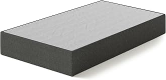 Zinus 9 Inch Twin WonderBox(TM) Smart Box Spring, Quick Assembly Mattress Foundation, Durable Metal Frame, Grey