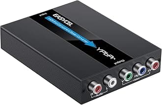 HDMI to Component Converter with Scaler Function, Aluminum 1080P HDMI to YPbPr Converter