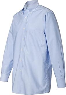 Van HeusenLong Sleeve Button Down Pinpoint Shirt