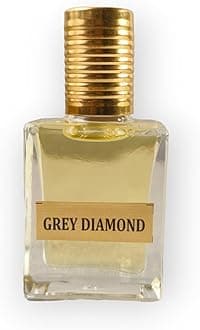 All Types Attar-Atar Essential Oil Parfum Oil Fragrance Perfume Unisex Men-Women Parfume Spray Scent Long Lasting Roll On Itar Semi Natural Non Alcoholic Volume:12ML (0.4 Fl Oz) (Grey Diamond)