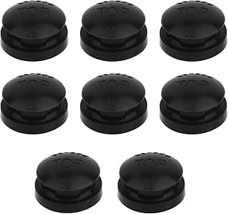 8 x 09915 pressure plugs for pressure cookers, durable plastic replacement parts, compatible with Presto pressure cookers and jugs (black)