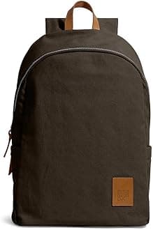 DailyObjects Pedal Everyday Casual Laptop Backpack Compatible with upto 14inch Laptop| Travel Backpack for Women-Men|Daypack |Made of Durable Canvas Material| Zippered Compartments with Pockets| Clove