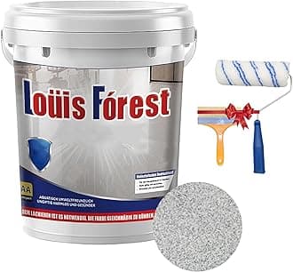 Epoxy Colored Sand Floor Paint, High Gloss Marble Effect Epoxy Floor Coating, Suitable For Both Interior And Exterior, Wear-Resistant And Anti Slip Paint (Gray)