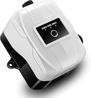 Small Water Pumps Booster Pump,Silent Brushless Water Supply Pump, Silence Automatic Water Pressure Booster Pump, for Sprinklers Garden Showers Hose Kitchen Sink,White,120W