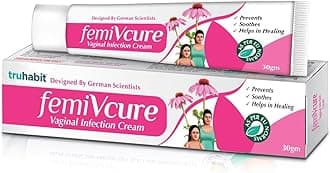Truhabit Femi V Cure Vaginal Wellness Cream 30g | Soothes Itching & Discomfort | Maintains Freshness & Intimate Hygiene | Herbal Formula