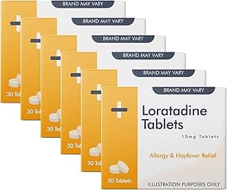 Loratadine Hayfever & Allergy Relief 10mg Tablets (30x6) | 6 Months Supply | GSL