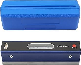 8 Inch Master Precision Level with Wooden Box Accuracy 0.0002"/10" for Checking the Straightness Parallelism The Surface of Machine Tools Equipment