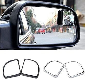 Blind Spot Mirror for Car Truck, Small Blindspot Mirror Convex Mirrors,1 Pair (Right & Left, Big Rear Mirrors are Not Included) -RECTANGLE
