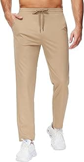 29"/34"/36" Inseam Men's Sweatpants with Zipper Pockets Men Joggers Running Workout Athletic Gym Track Tall Pants