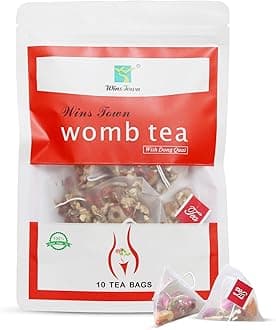 Wins Town Womb Tea, Herbal Tea for Women's Health, Support Uterus Clean and Detox, 10 Tea Bags