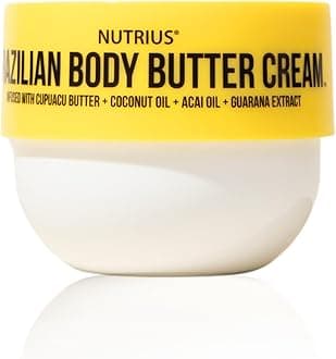 Nutrius Brazilian Body Butter Cream - Enriched with Nourishing Goodness - 6 fl oz