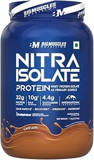 Bigmuscles Nutrition Nitra Isolate (1kg, Cafe Latte)
