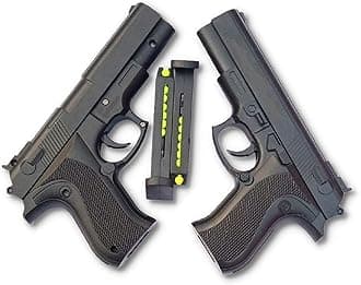 Plastic Hand Gun Toy Pack - 24 PCS BB Bullets, Pistol & Revolver, Ages 2-10, Birthday Gift