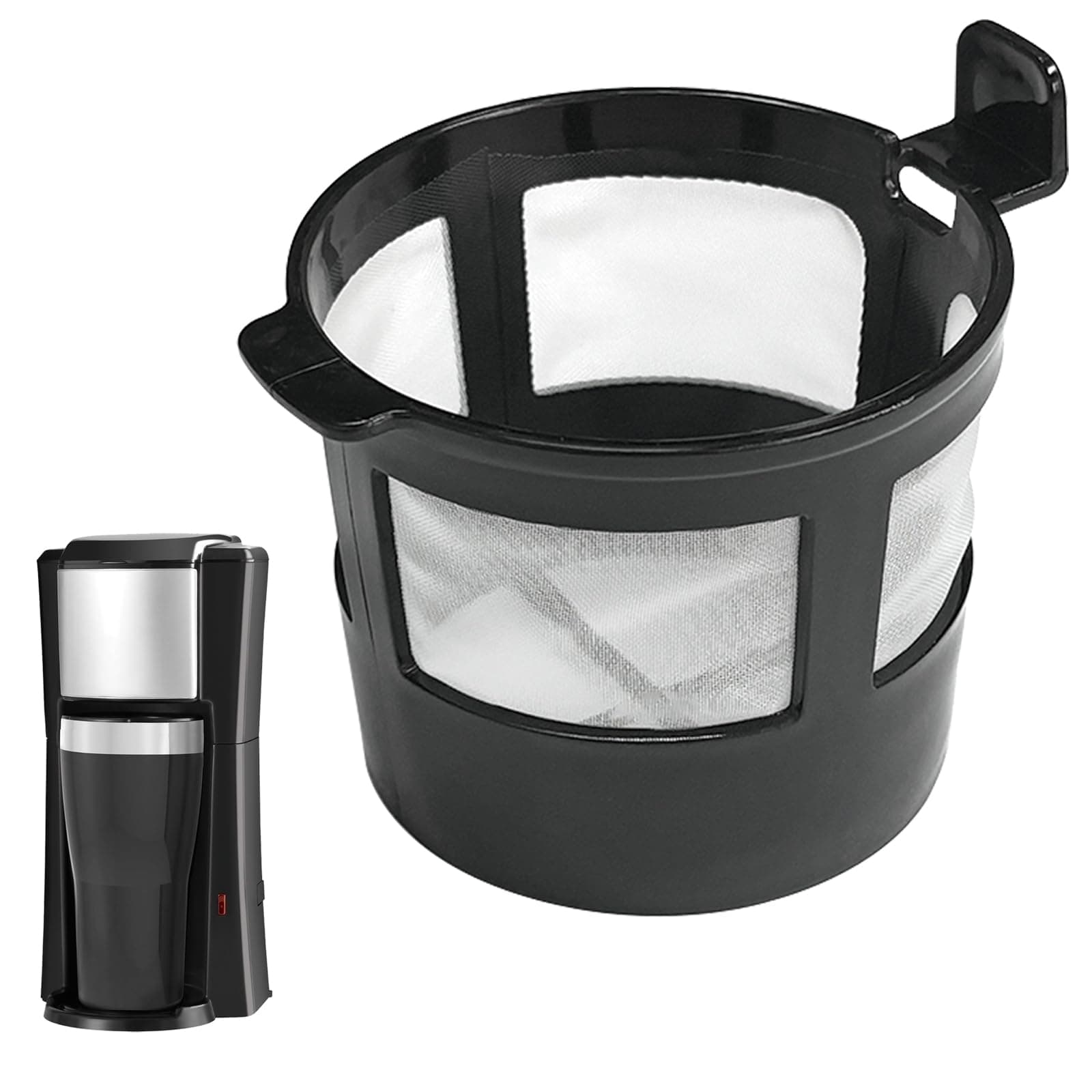 1 Pack Reusable Coffee Filter Compatible with BLACK+DECKER CM618 Single Serve Coffee Maker