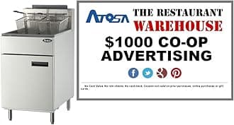 Deep Fryer with Natural Gas