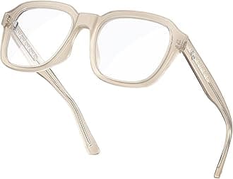 VISOONE Oversized Square Blue Light Blocking Glasses Fashion Computer Eyewear for Women and Men BENNETT