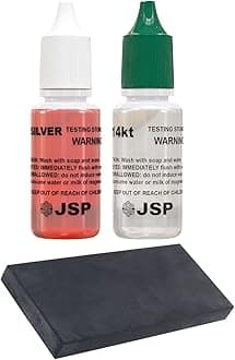 Rosenthal Collection Jewelry Tester, Gold Silver Acid 14k with Testing Stone 999 Sterling