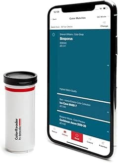 Datacolor ColorReader – Professional Digital Colorimeter & Paint Matching Tool; Instantly Identify HEX, RGB & CMYK Codes; Precise Delta E Accuracy for DIY, Designers & Painters