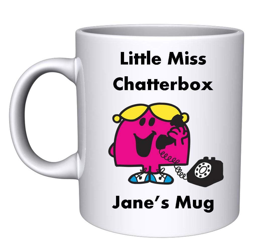 Personalised Miss Chatterbox Mug