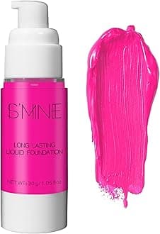 IS'MINE Pink Liquid Foundation Makeup, Matte Flawless Finish Foundation, Vegan & Cruelty-Free (1.05 Fl Oz, 043)