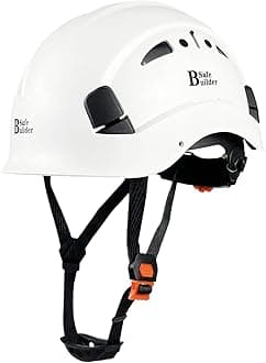 Industrial Safety Helmet with Build-in Visor ABS Hard Hat with Visor Adjustable Ventilation Hardhats Construction Head Protection ANSI Z89.1