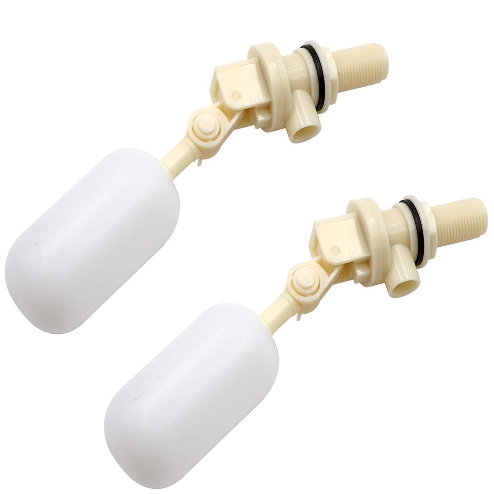 Water Float Valve with Adjustable Arm, Float Ball Valve Shut Off Automatic 1/2 Inch, Pack of 2