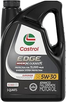 EDGE High Mileage 5W-30 Advanced Full Synthetic Motor Oil, 5 Quarts