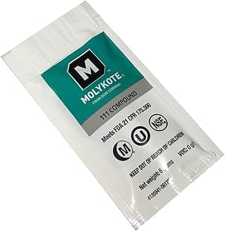 Dow Corning Molykote 111 Valve Silicone Lubricant & Sealant 6g Pillow Pack
