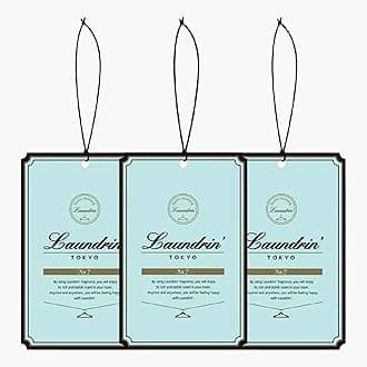 Laundrin Paper Fragrance No.7, 3pk - Drawer & Closet Freshener - Closet Deodorizer Odor Eliminator - Sachets for Drawers and Closets - Drawer Fresheners for Clothes - Fresh Scents Sachet Packets