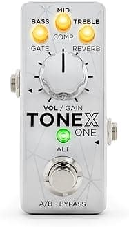 IK Multimedia TONEX One Joe Satriani Limited Edition AI multiFX micro-pedal: Tone Model any electric guitar amp, guitar pedal, distortion pedal, overdrive pedal or other guitar effects