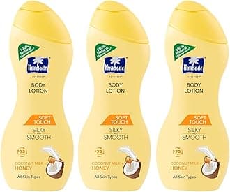 Parachute Advansed Soft Touch Body Lotion with Pure Coconut Milk & Honey |For Women & Men | All Skin types | 100% Natural, 72h Moisturisation | 8.4 Fl.oz. (Pack of 3)