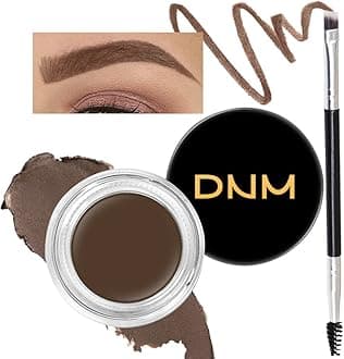 Soft Brown Eyebrow Powder Pomade Gel Shaper Makeup Kit with Dual-ended Brush, Eyebrow Stencil Kit for Women Shaping, Eye Brow Pomade Stencil Shaper Tinting kits for Women Long Lasting Waterproof