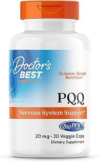 Doctor's Best PQQ with BioPQQ, Non-GMO, Vegan, Gluten & Soy Free, 20 mg, 30 Count
