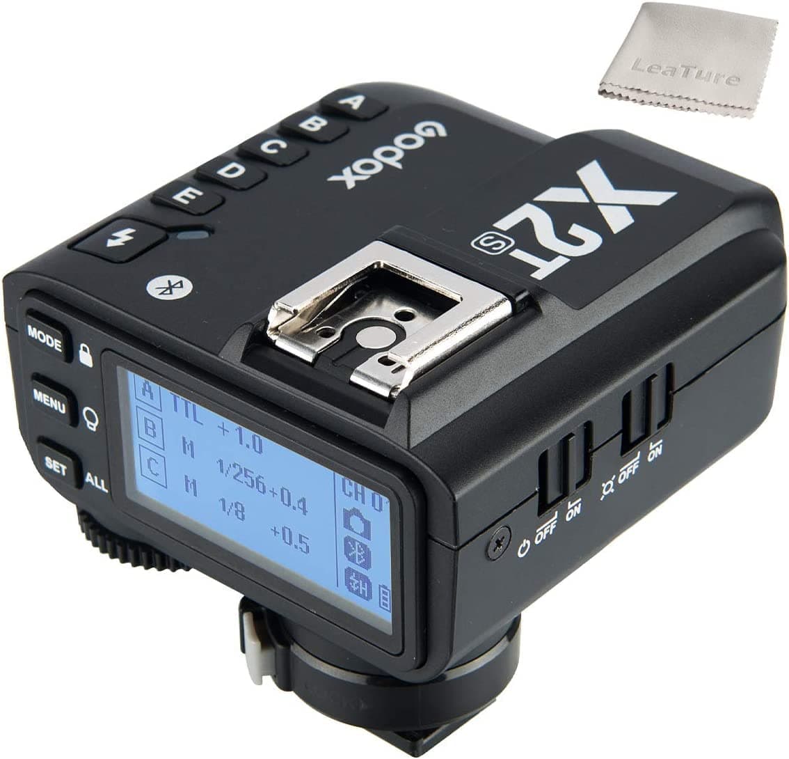X2T-S TTL Wireless Flash Trigger for Sony, Bluetooth Connection, 1/8000s HSS, TCM Function, 5 Separate Group Buttons, Relocated Control-Wheel, New Hotshoe Locking, New AF Assist Light