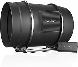 CLOUDLINE S8, Quiet 8” Inline Duct Fan with Speed Controller - Ventilation Exhaust Fan for Heating Cooling Booster, Grow Tents, Hydroponics
