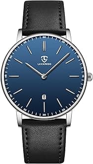 BEN NEVIS Watch, Mens Watch, Minimalist Fashion Simple Wrist Watch Analog Date with Leather Strap