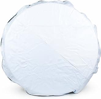 Camco 45346 Vinyl Spare Tire Cover (27 inches, White)