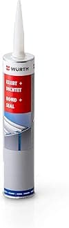 WurthBond & Seal Flexible PU Adhesive and Sealant in White 300ml