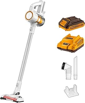 20V Cordless Handheld Stick Vacuum Cleaner Lightweight 120W/ 9Kpa 35 Mins Runtime with 1Pcs 2.0Ah Battery And Charger CVLI2006