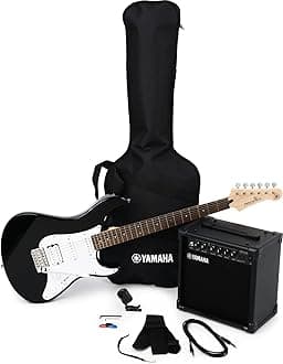 Yamaha Pacifica Series Pac012; Electric Guitar Black, GigMaker Pack, Black