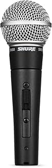 SHURE シュア ダイナミックマイク SM58S : ON/OFFスイッチ付き マイクスタンド用ネジ無 単一指向性 カーディオイド XLR 有線 ボーカル 歌 ライブ 録音 レコーディング DTM 宅録 マイクロホン マイクロフォン 【国内正規品/メーカー保証2年】