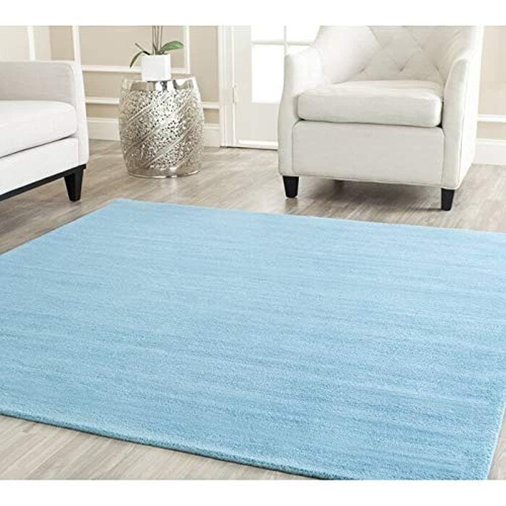 ZARACARPETS; 'can Change The Floor Solid Plain Exported Quality Hand Made Carpets and Rug Size 9 Feet by 12 Feet (9x12 feet) Teal