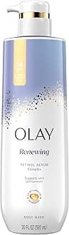 Olay Cleansing & Renewing Nighttime Body Wash, 17.9 fl oz, Multi, 17.9 Fl Oz (Pack of 1)